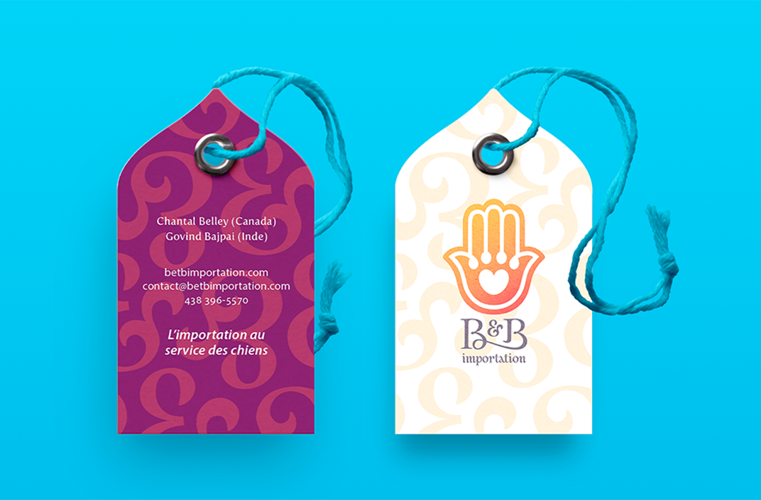 cartes et étiquettes B et B