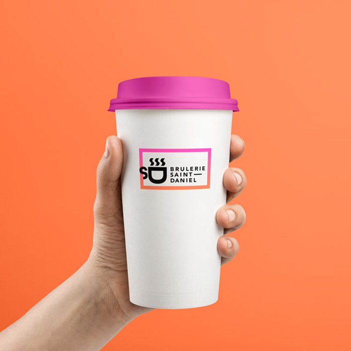 logo brûlerie en contexte 3